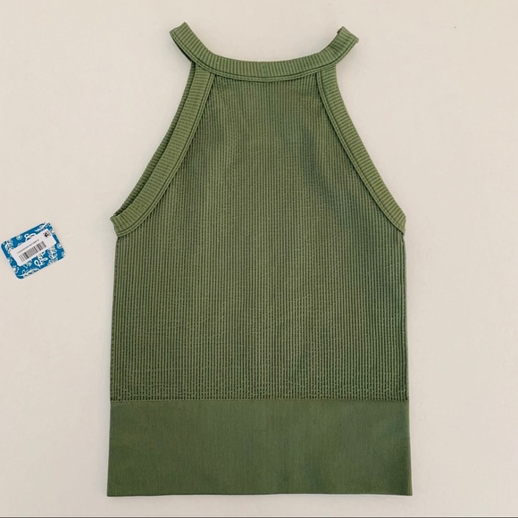 SOLD Free People Ribbed High Neck Seamless Top - Picture 8 of 8